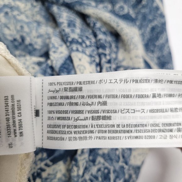 Abercrombie & Fitch Womens Printed Elastic Waist Pull On Maxi Skirt Size S - Picture 6 of 6